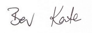 Bev & Kate Signature